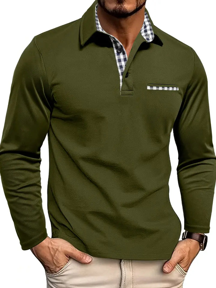 Ruben – Polo Shirt with Long Sleeves