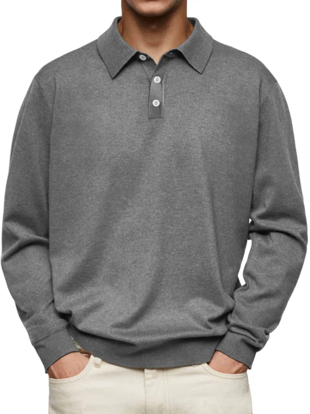 Raphael™ | Long Sleeve Casual Polo