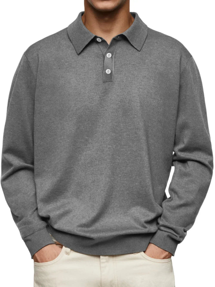 Raphael™ | Long Sleeve Casual Polo