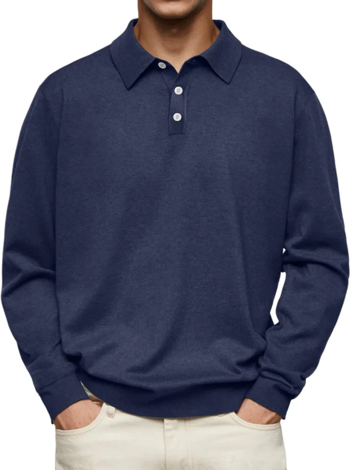 Raphael™ | Long Sleeve Casual Polo