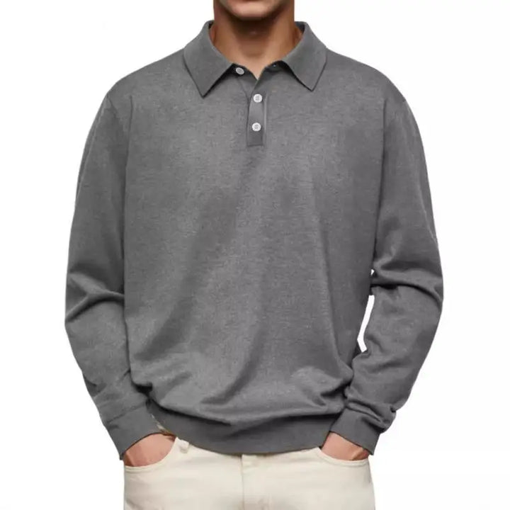Raphael™ | Long Sleeve Casual Polo