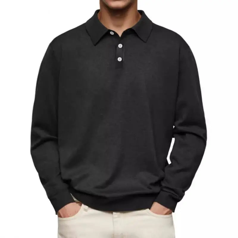 Raphael™ | Long Sleeve Casual Polo