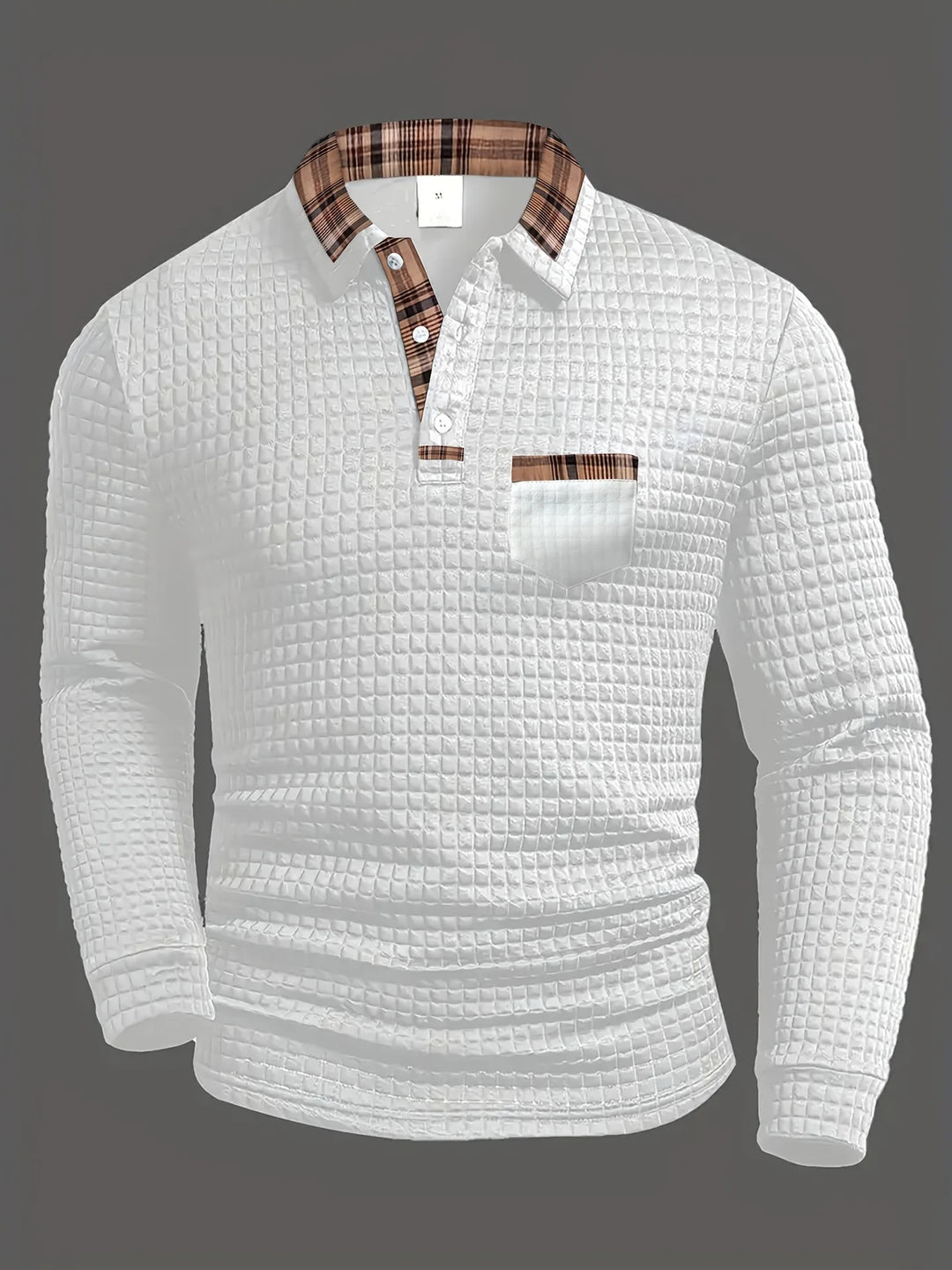 Samuel™ | Polo Shirt with Check Pattern