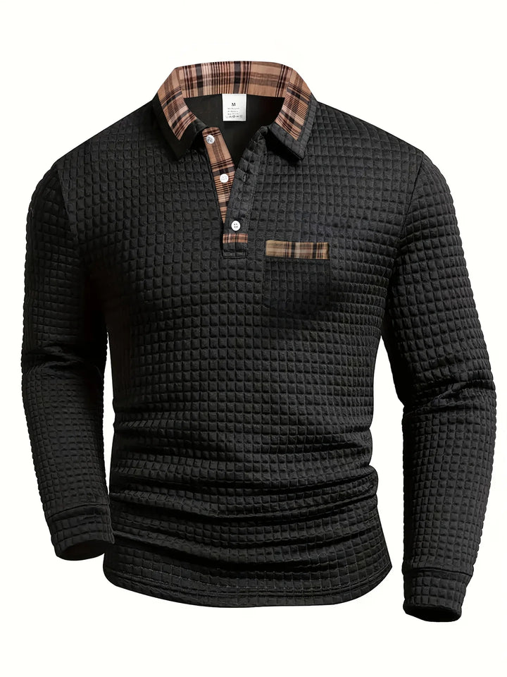 Samuel™ | Polo Shirt with Check Pattern