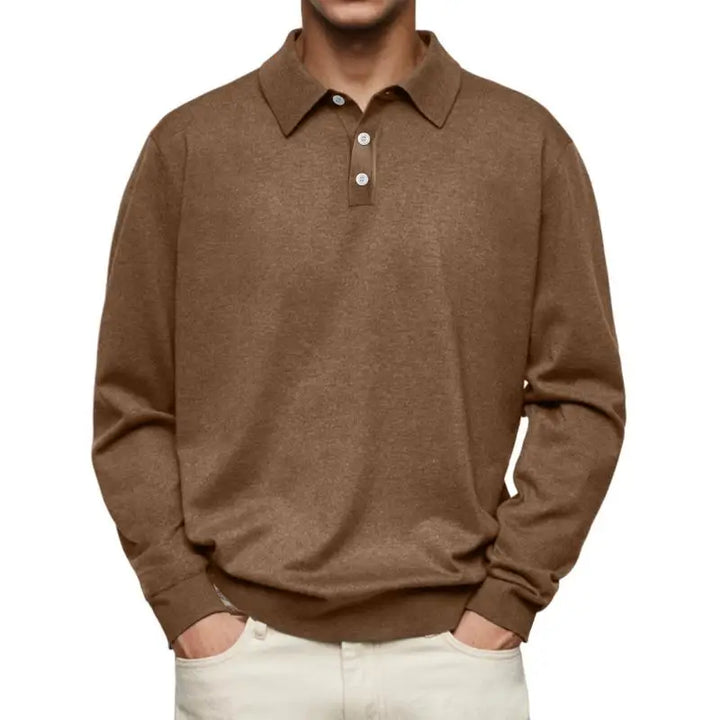 Raphael™ | Long Sleeve Casual Polo