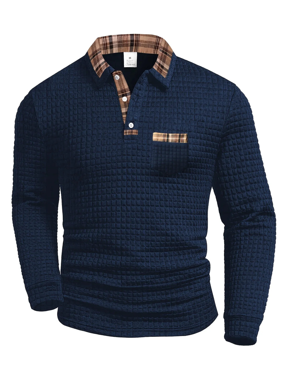 Samuel™ | Polo Shirt with Check Pattern