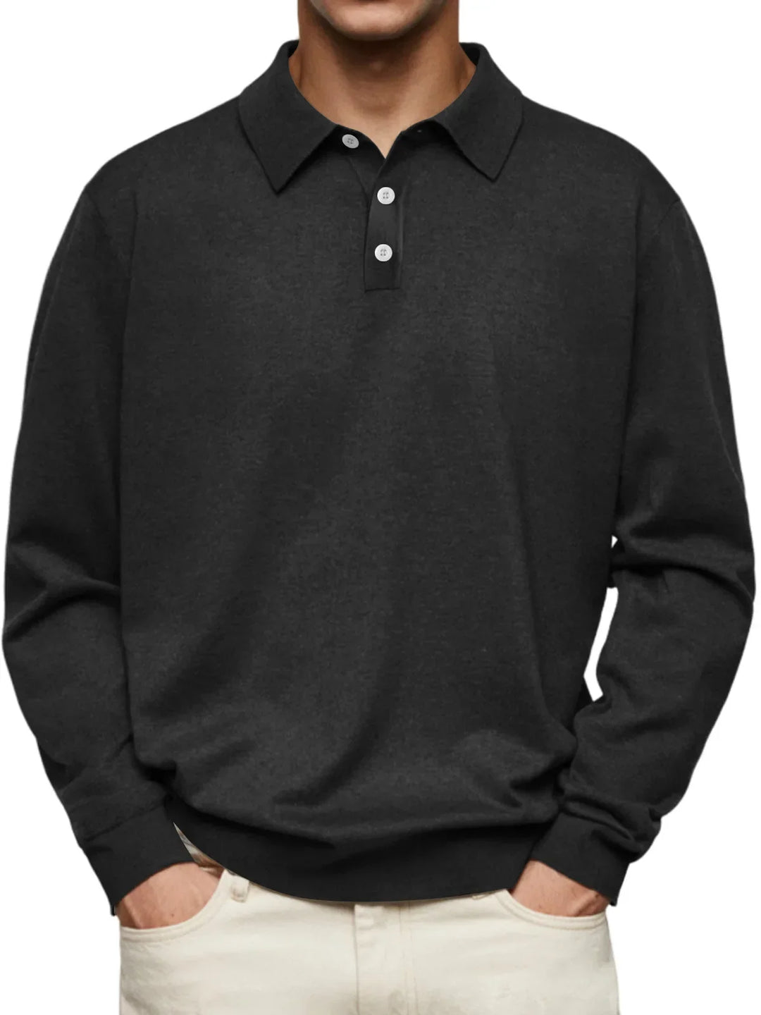 Raphael™ | Long Sleeve Casual Polo