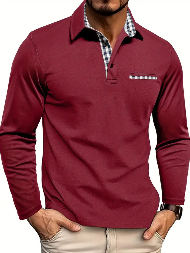 Ruben – Polo Shirt with Long Sleeves