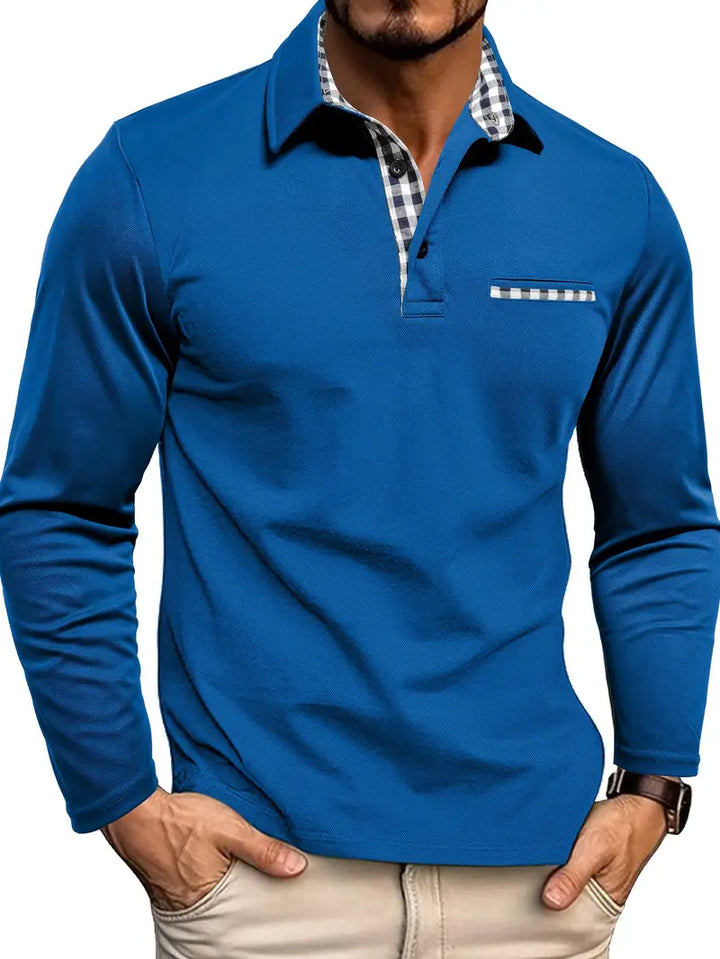 Ruben – Polo Shirt with Long Sleeves