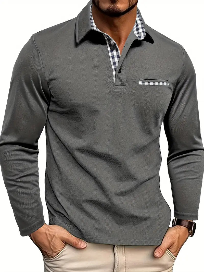 Ruben – Polo Shirt with Long Sleeves