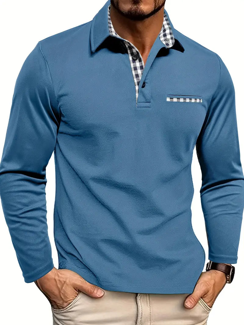Ruben – Polo Shirt with Long Sleeves