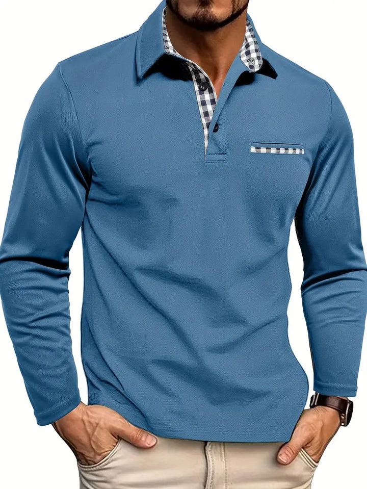 Ruben – Polo Shirt with Long Sleeves