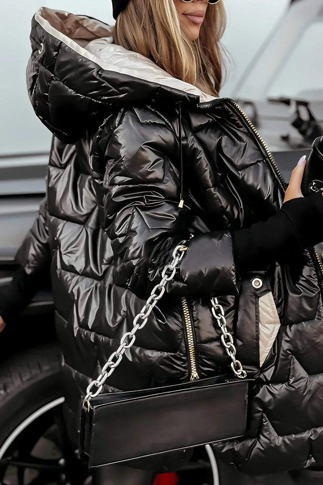 Mika™ | Elegant Winter Coat with Hood and Padding