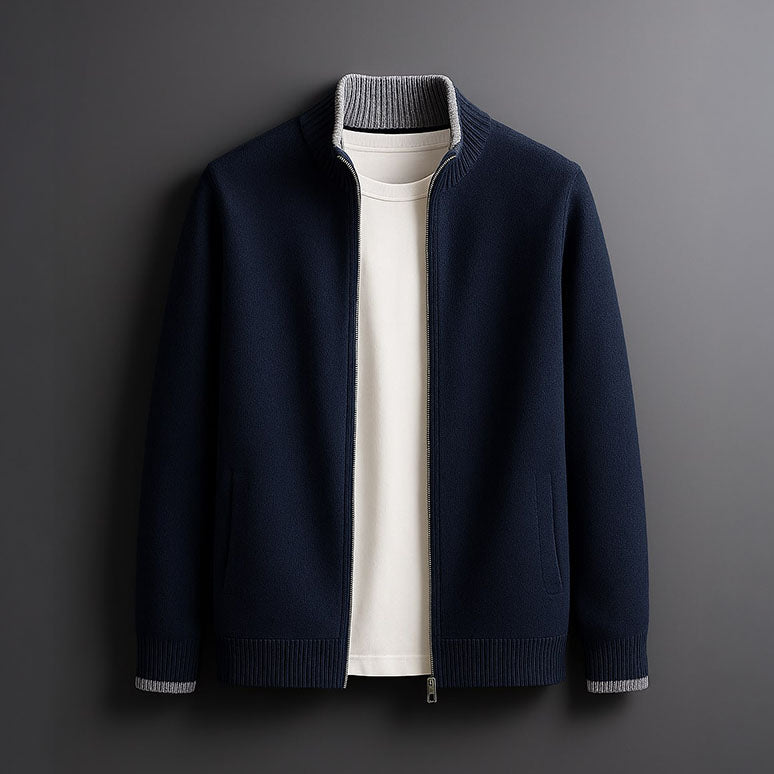 RONI | ZIP-UP KNIT JACKET