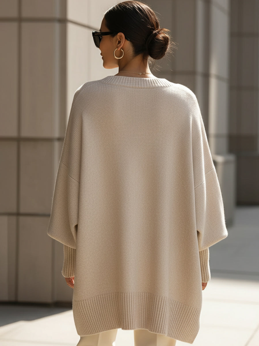Lara I Oversized Poncho Sweater