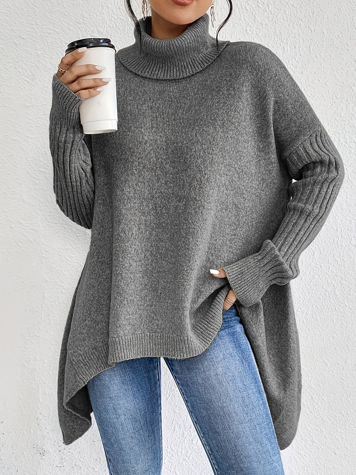 Laila™ | Oversized Polo Sweater