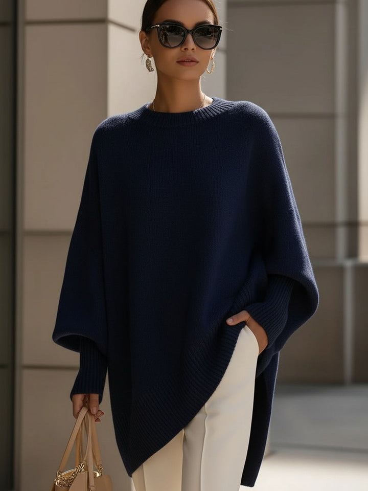 Lara I Oversized Poncho Sweater