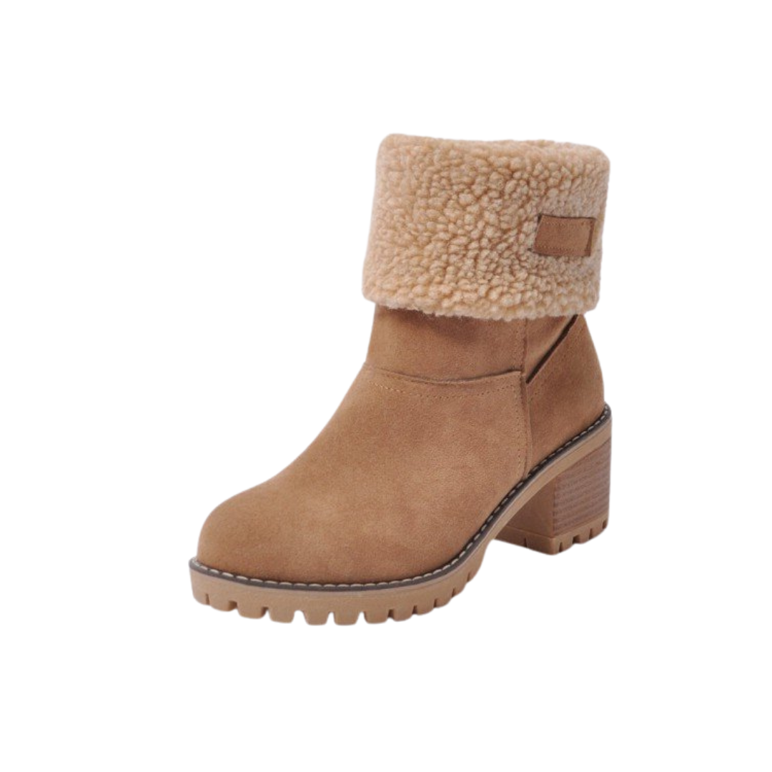 Hannah | Cozy Fold-Cuff Winter Boots