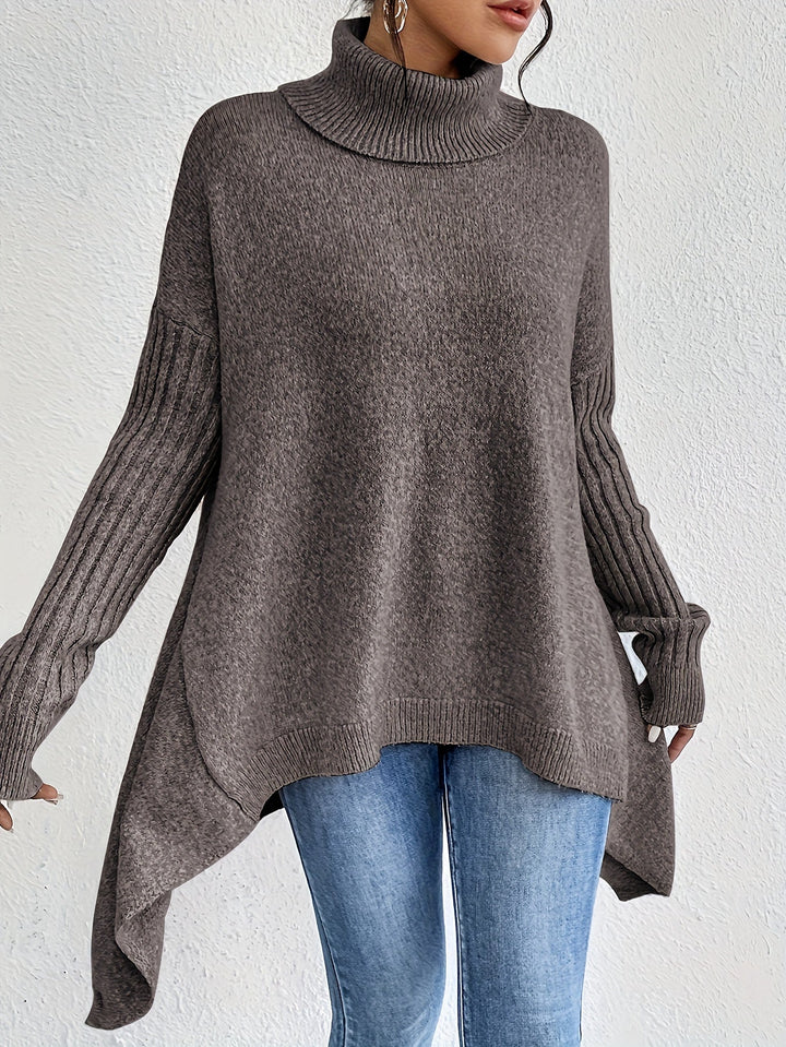 Laila™ | Oversized Polo Sweater