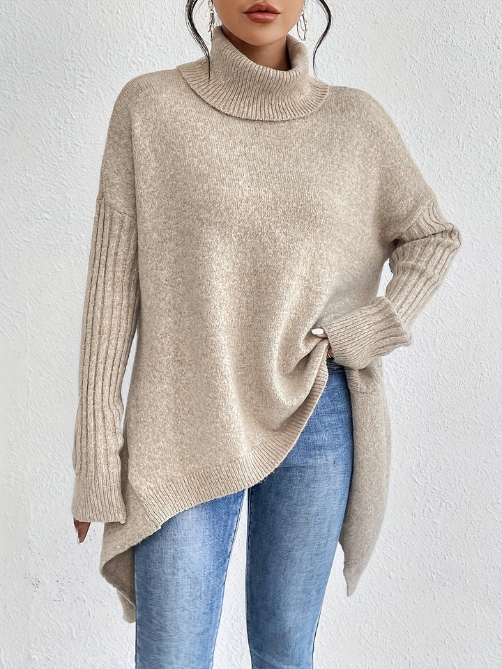 Laila™ | Oversized Polo Sweater