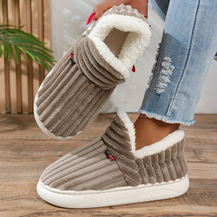 Harper | Cozy Plush Winter Slippers