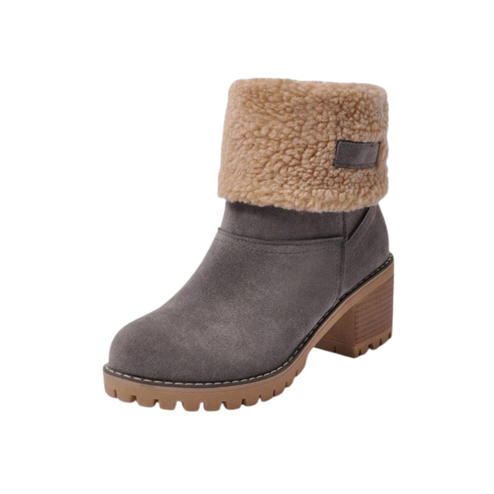 Hannah | Cozy Fold-Cuff Winter Boots