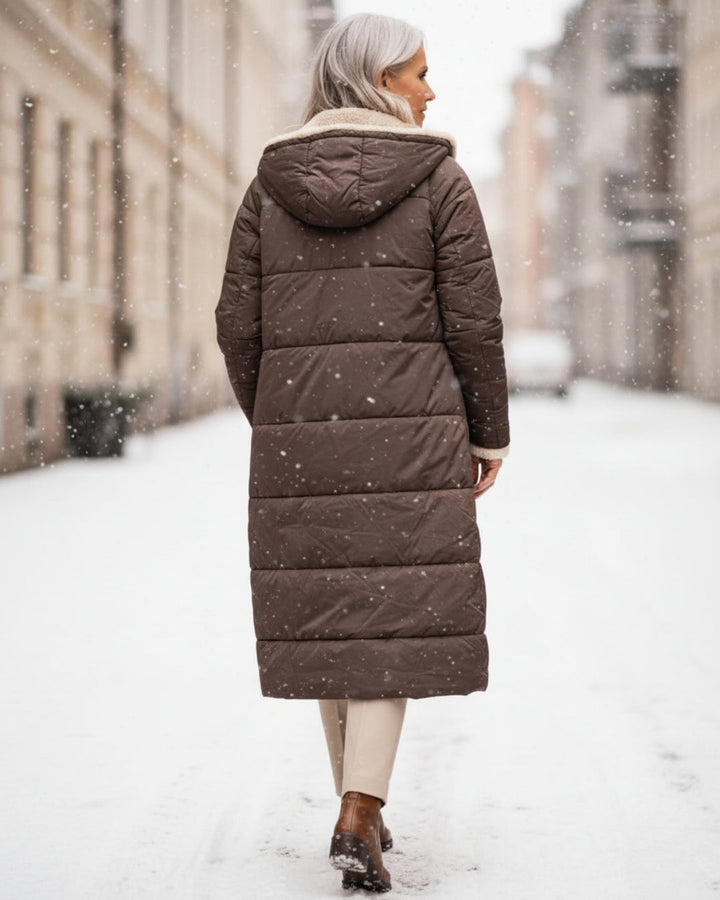 Elaine | Long Hooded Winter Coat