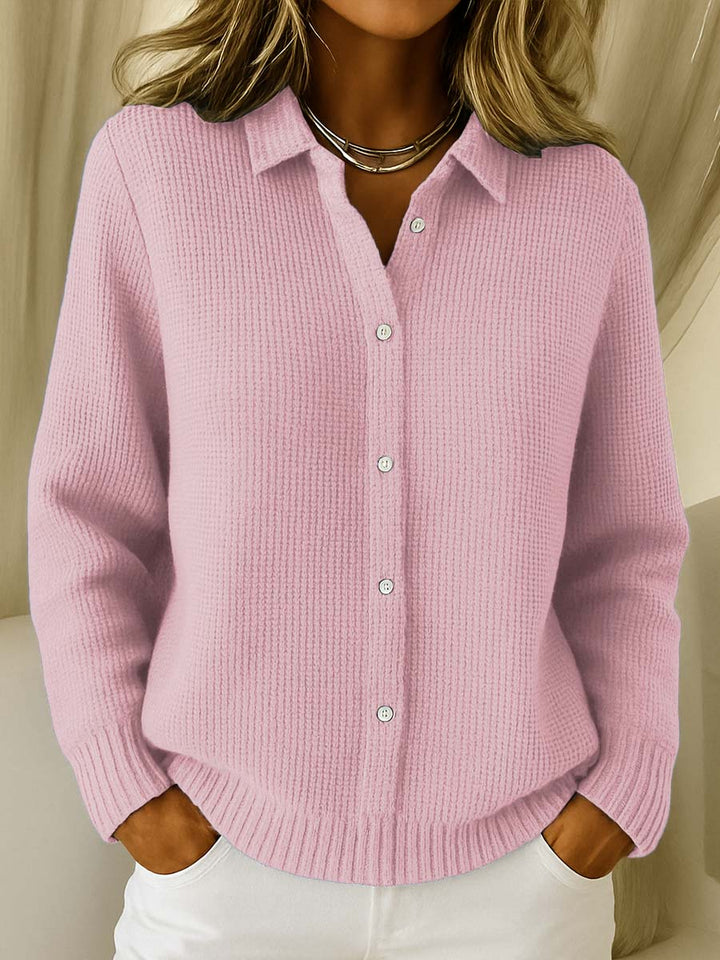 Elena | Classic Cardigan in Soft Knit