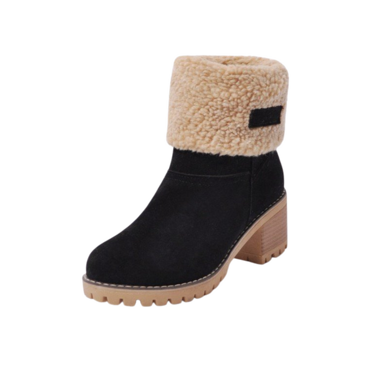 Hannah | Cozy Fold-Cuff Winter Boots