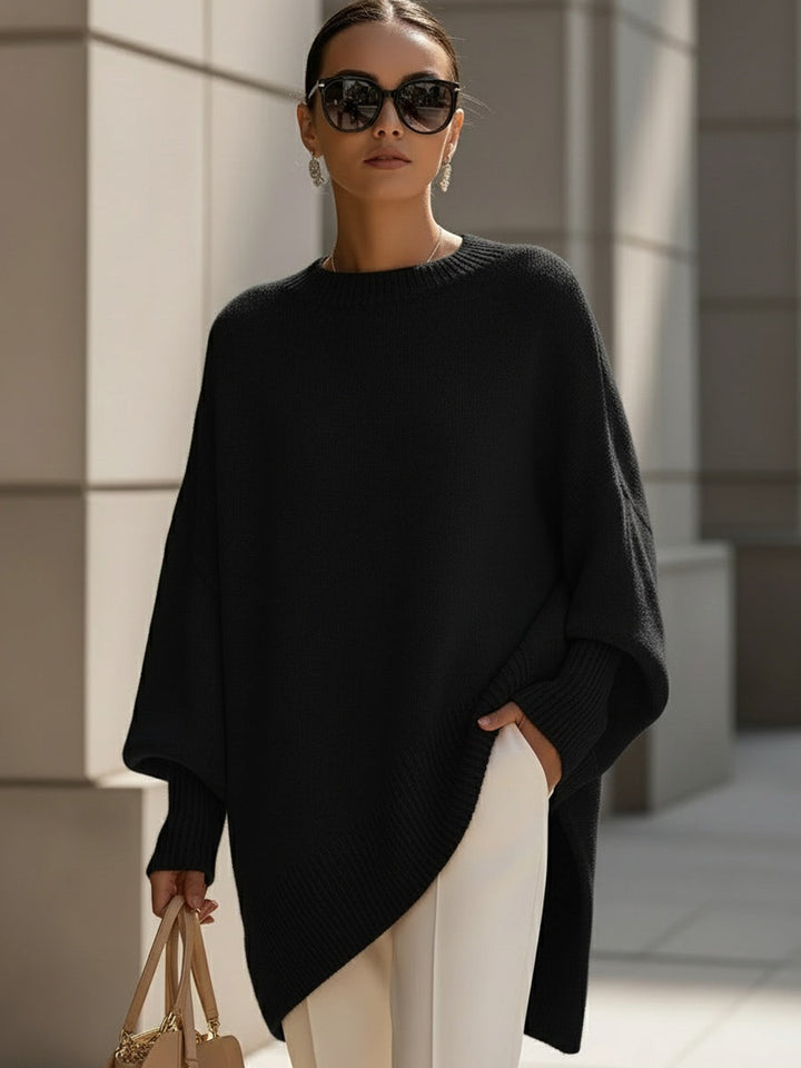 Lara I Oversized Poncho Sweater