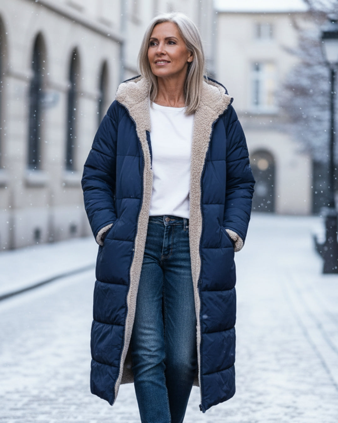 Elaine | Long Hooded Winter Coat