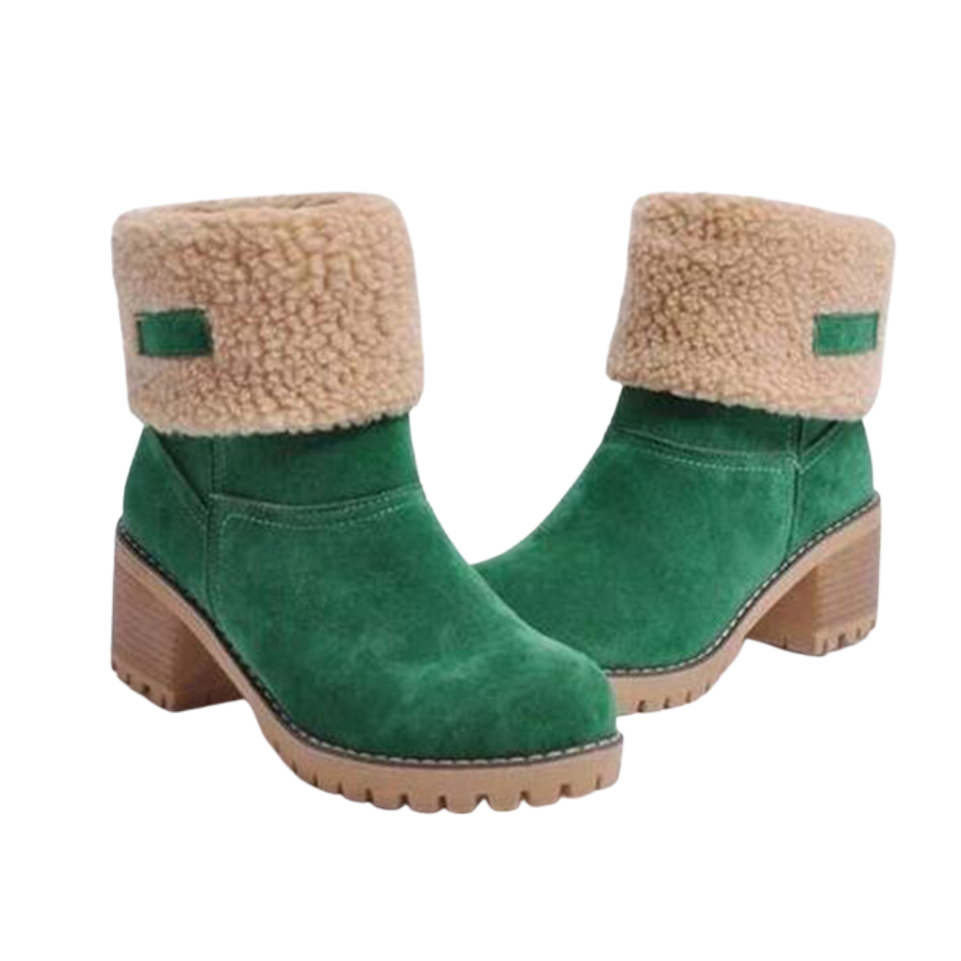 Hannah | Cozy Fold-Cuff Winter Boots