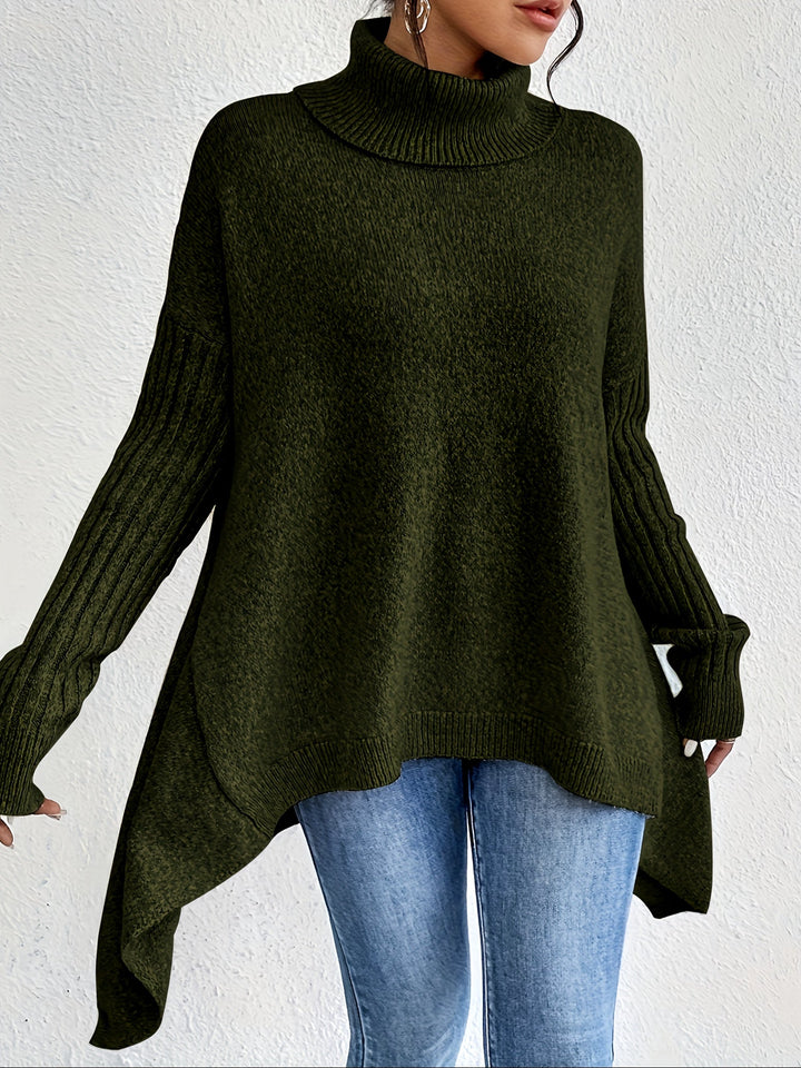 Laila™ | Oversized Polo Sweater