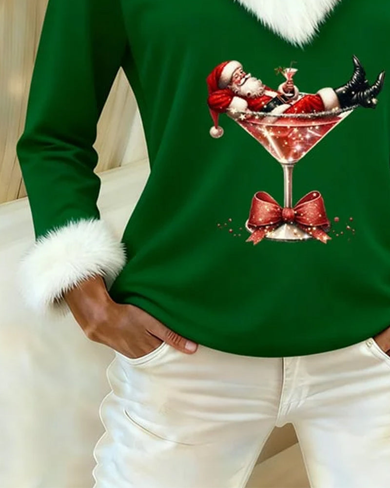 Aubrey | Festive Faux Fur Women Sweater
