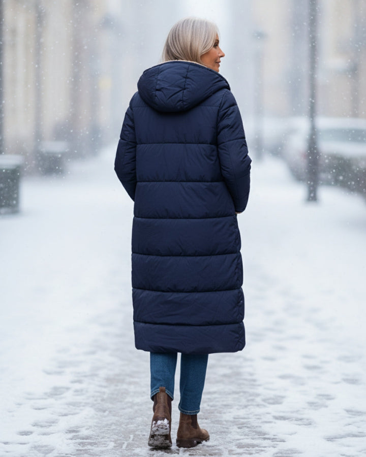 Elaine | Long Hooded Winter Coat