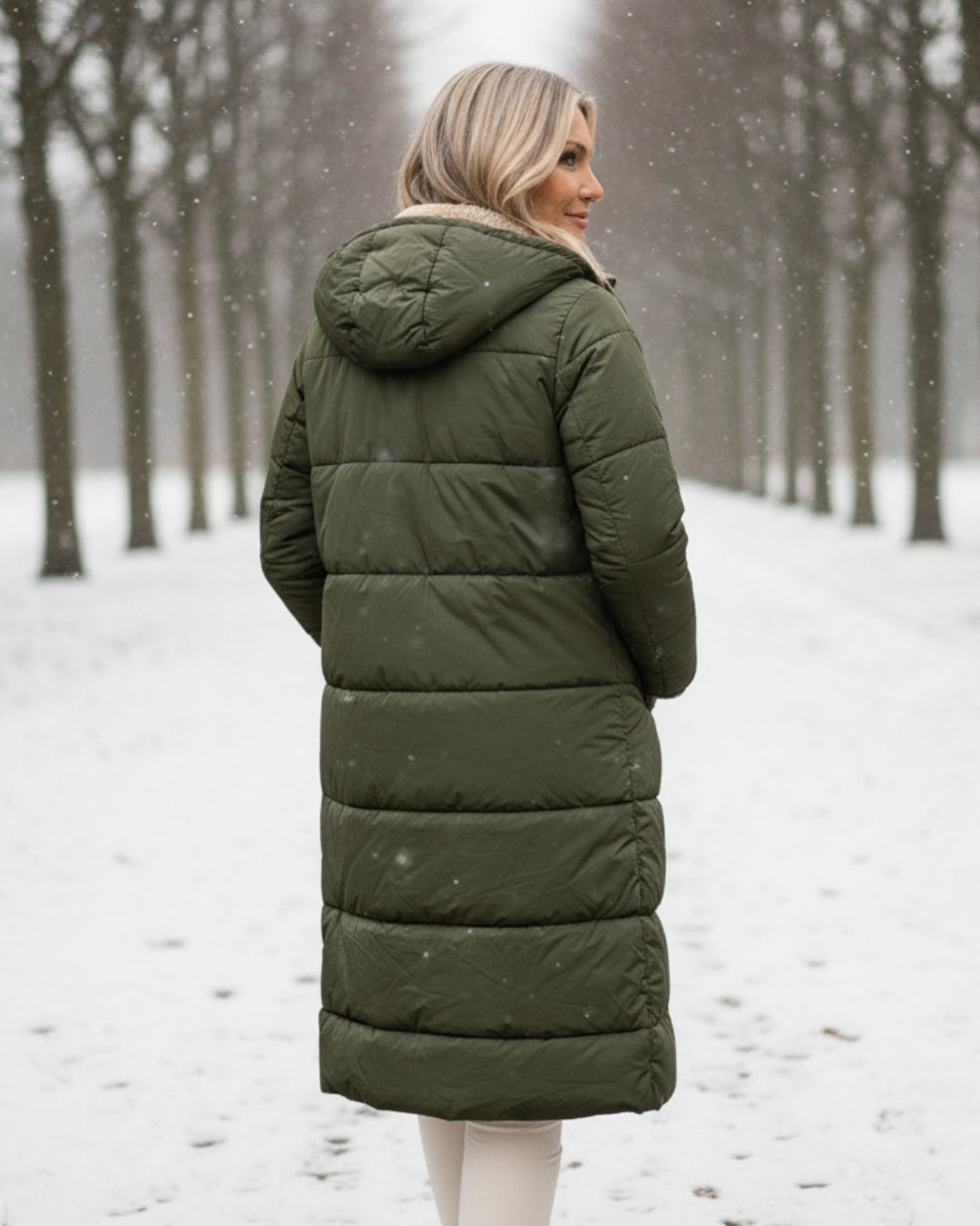 Elaine | Long Hooded Winter Coat