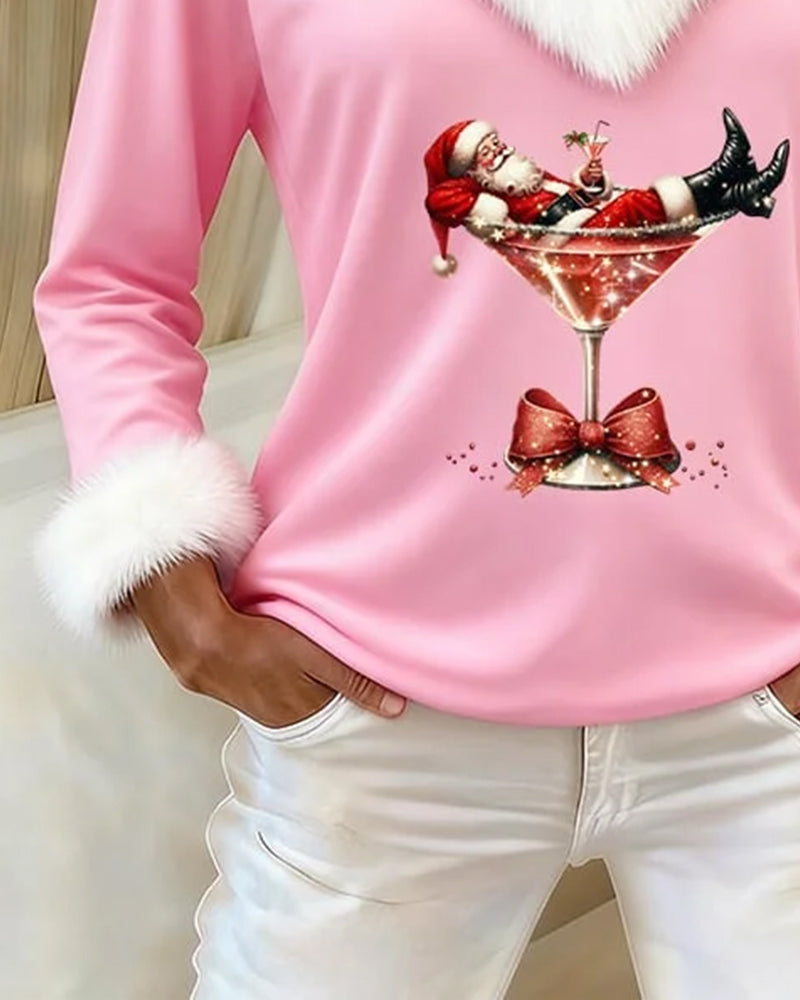 Aubrey | Festive Faux Fur Women Sweater