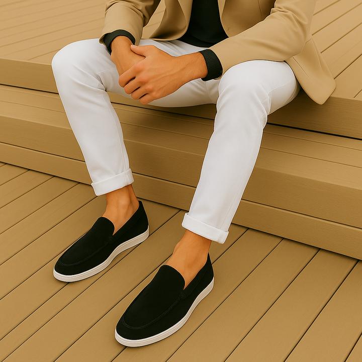 Elegant Suede Moccasins