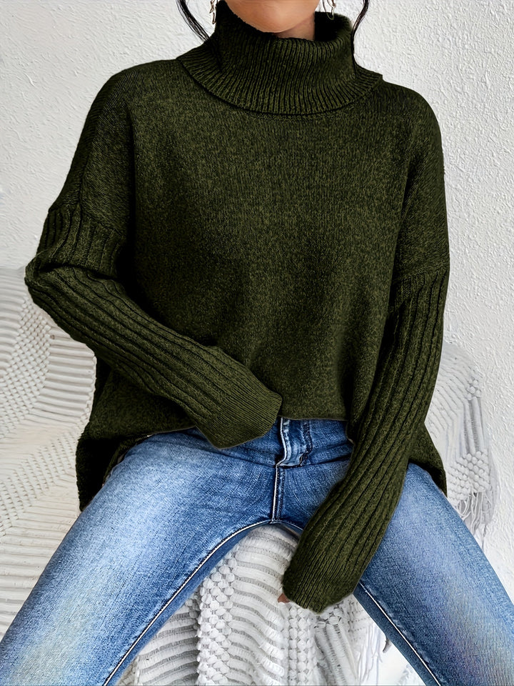 Laila™ | Oversized Polo Sweater