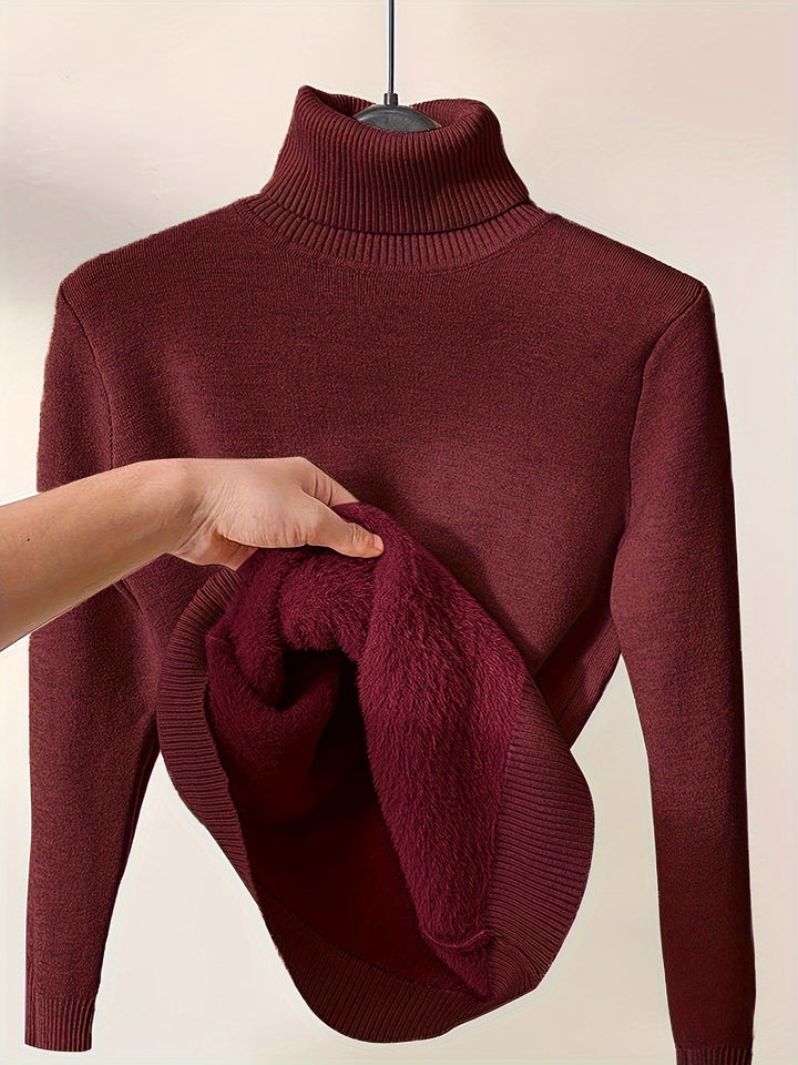 Zella | Soft Turtle Neck Pullover Jumper
