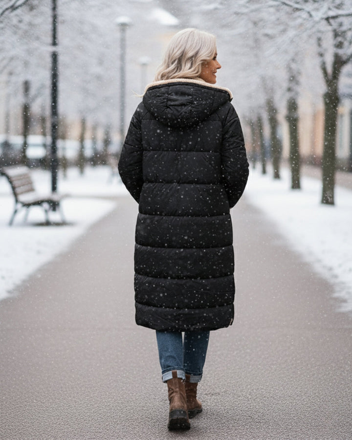 Elaine | Long Hooded Winter Coat