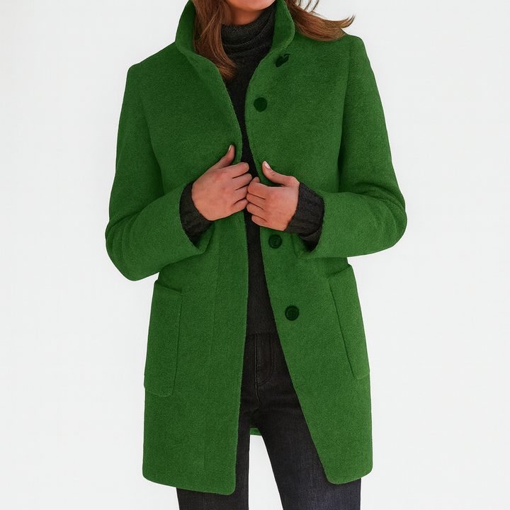 Hélène | Women's High Collar Coat