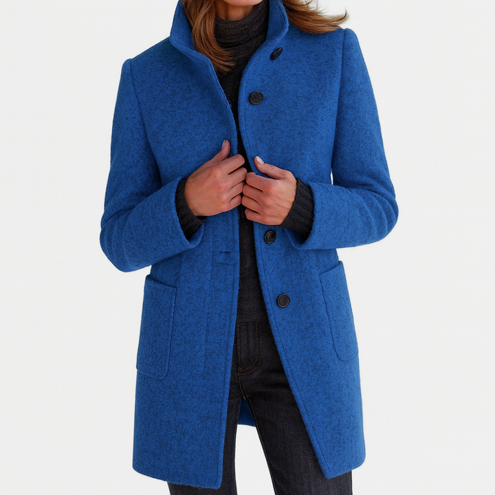 Hélène | Women's High Collar Coat