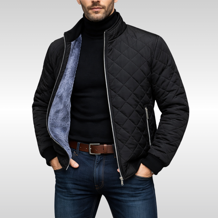 Hayes Quilted Jacket | With Reliable Warmth