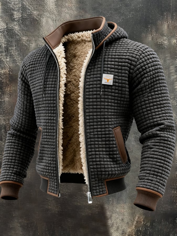 Jackson | Quilted Sherpa Lined Hoodie