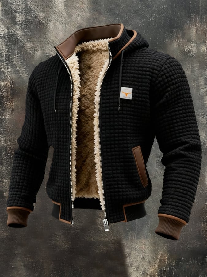 Jackson | Quilted Sherpa Lined Hoodie