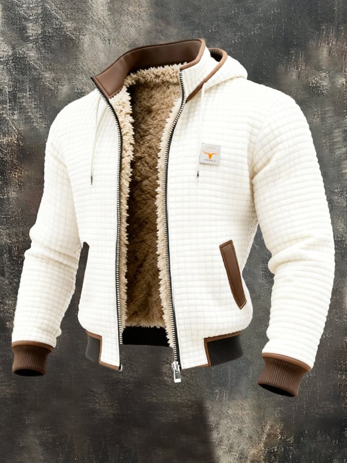 Jackson | Quilted Sherpa Lined Hoodie