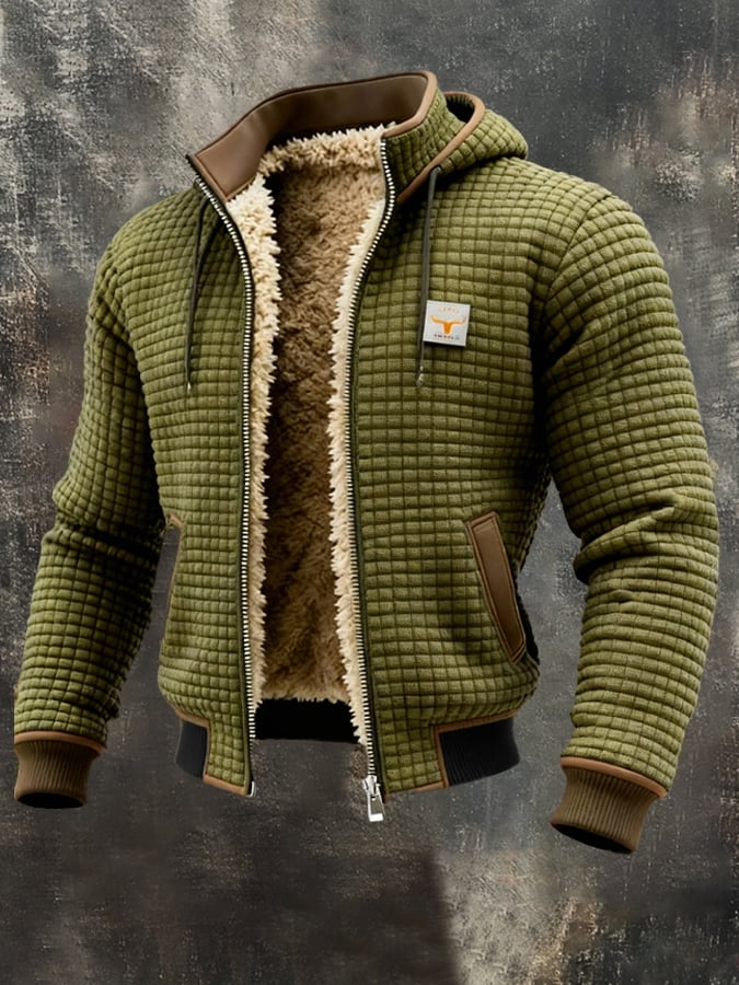 Jackson | Quilted Sherpa Lined Hoodie