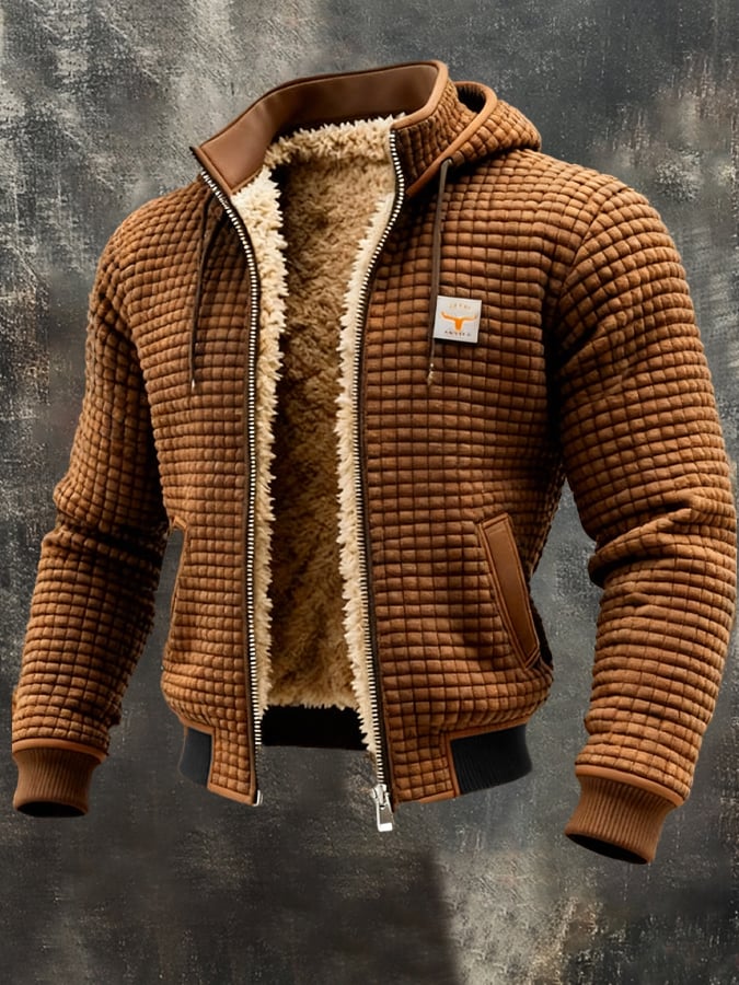 Jackson | Quilted Sherpa Lined Hoodie