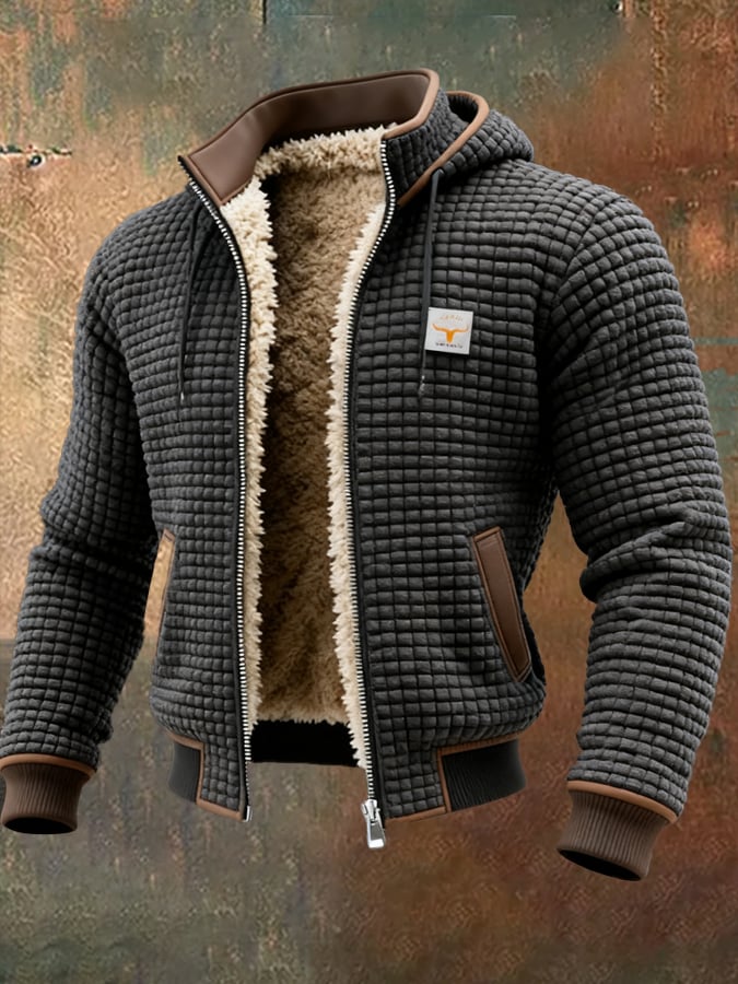 Jackson | Quilted Sherpa Lined Hoodie